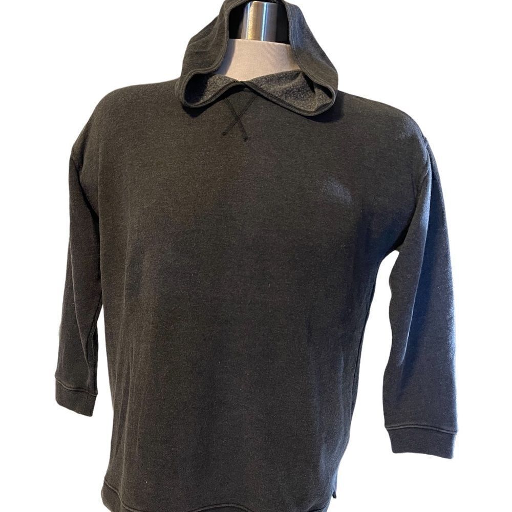 NWT Style &Co grey men hoodie ribbed long sleeves size XXL